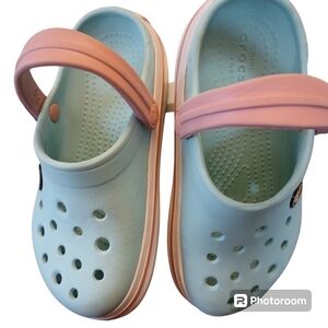 Crocs Light Blue Classic Bayaband Children's Clog Size C 10